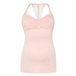 Caraco d'allaitement rose cache coeur lingerie en viscose Caraco d'allaitement rose cache coeur lingerie en viscose