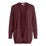 Cardigan col fendu violet quin en viscose
