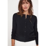 Cardigan col rond femme zika en cachemire noir