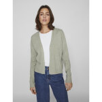 Cardigan court à maille en viscose ril vert mae Cardigan court à maille en viscose ril vert mae