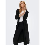 Cardigans en maille col en u manches longues longueur maxi noir leah
