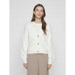 Cardigan manches longues en viscose ril blanc faye