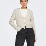 Cardigan onlfias  noeud - blanc cass en viscose eva