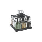 Carrousel carre 8 pots couvercle plastique hallie Carrousel carre 8 pots couvercle plastique hallie
