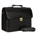 Cartable a4 cuir republique noir yas