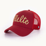 Casquette script - rouge