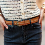 Ceinture alan camel en cuir Ceinture alan camel en cuir
