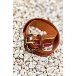 Ceinture andie framboise en cuir