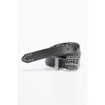Ceinture en cuir anoia noir olia