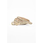 Ceinture en cuir braidy golden page Ceinture en cuir braidy golden page