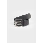 Ceinture en cuir first noir lila