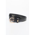 Ceinture en cuir maite noir elsie