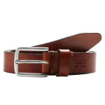 Ceinture en cuir marron lee leather belt noos asa
