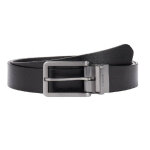 Ceinture en cuir noir