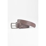 Ceinture en cuir paves marron val