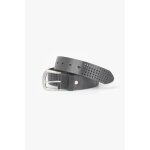 Ceinture en cuir selve noir zane