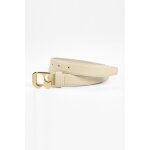 Ceinture en cuir yoli blanc ella