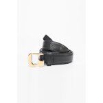 Ceinture en cuir yoli noir malys rae