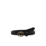 Ceinture femme fermoir à boucle ardillon noir fleur Ceinture femme fermoir à boucle ardillon noir fleur