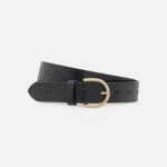 Ceinture femme noire en cuir Ceinture femme noire en cuir