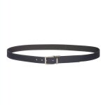 Ceinture reversible homme en cuir noir