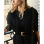 Ceinture idona - noire en cuir