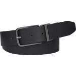 Ceinture noire rversible en cuir