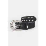 Ceinture smara noir en cuir pax