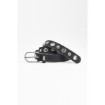 Ceinture study noir mina en cuir Ceinture study noir mina en cuir