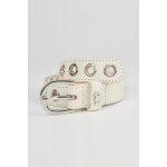 Ceinture taouna blanc en cuir maud