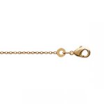 Chaine femme maille forat plaqu or 1, 3 mm - yy5035