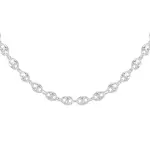 Chaine homme argent grains de café 3, 7 mm - zz40z0 Chaine homme argent grains de café 3, 7 mm - zz40z0