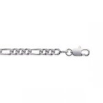 Chaine homme figaro 1 - 3 argent 3, 5 mm argent maison de la bijouterie w33zy055