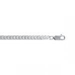 Chaine gourmette femme 4mm argent maison de la bijouterie z0y00450