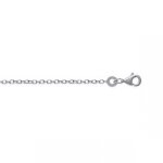 Chaine mixte argent 1, 45 mm - zy5040 Chaine mixte argent 1, 45 mm - zy5040