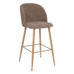 Chaise de bar celeste imitation chne taupe