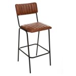 Chaise bar cognac dario