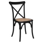 Chaise bistrot htre isak noir