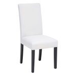 Chaise  housser noire en bois de peuplier jana
