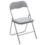 Chaise pliante trend gris