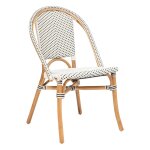 Chaise trecia en rotin 48x56cm blanc Chaise trecia en rotin 48x56cm blanc