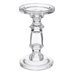 Chandelier en verre transparent h19cm