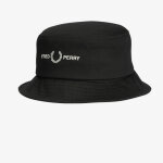 Chapeau en serg avec marque graphique - noir