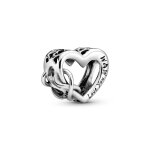 Charm c?ur infinity love you mum fête des mères - argent Charm c?ur infinity love you mum fête des mères - argent