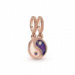 Charm double face pandora moments yin & yang s�parable - rose gold