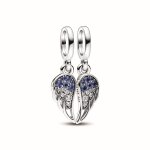 Charm pendant ailes d'ange s�parables scintillant - pandora moments