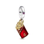 Charm pendant bimati�re enveloppe rouge