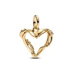 Charm pendant c?ur fil de fer Charm pendant c?ur fil de fer
