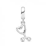 Charm pendant c?ur stéthoscope pandora passions - argent Charm pendant c?ur stéthoscope pandora passions - argent