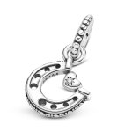 Charm pendant fer à cheval porte - bonheur pandora passions - argent Charm pendant fer à cheval porte - bonheur pandora passions - argent